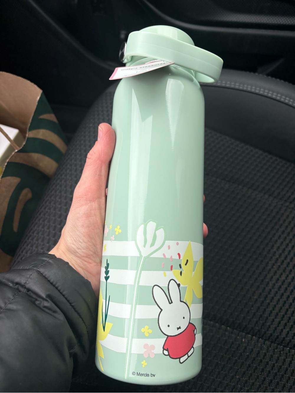 Starbucks x Miffy Mint Stainless Bottle - Picture 3 of 3